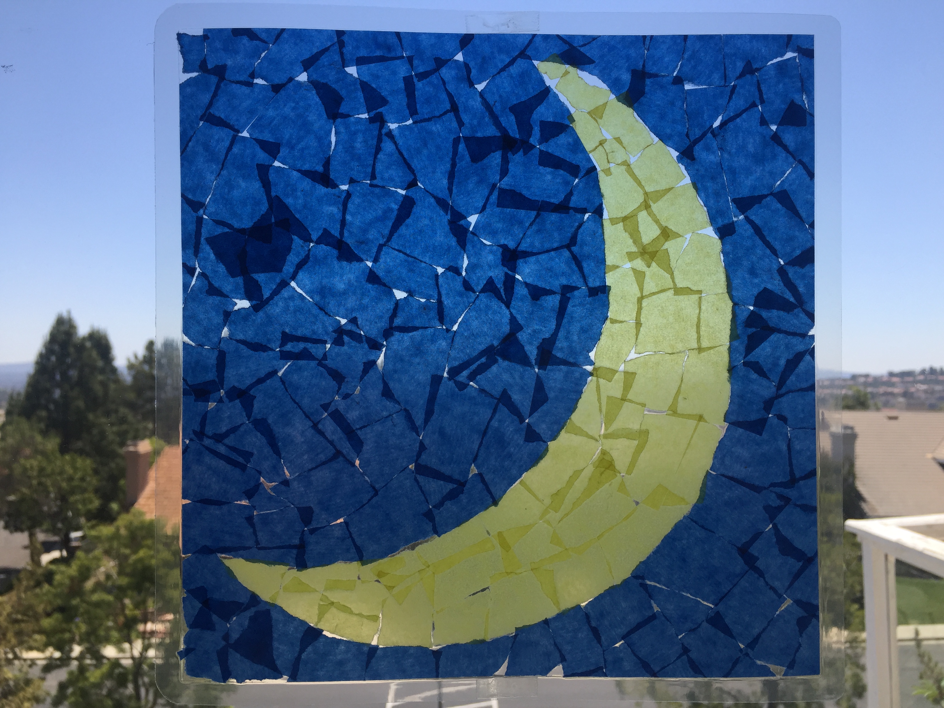 Faux Stained Gl Window Art Homeschooling For Muslims Faux Stained Gl Window Art